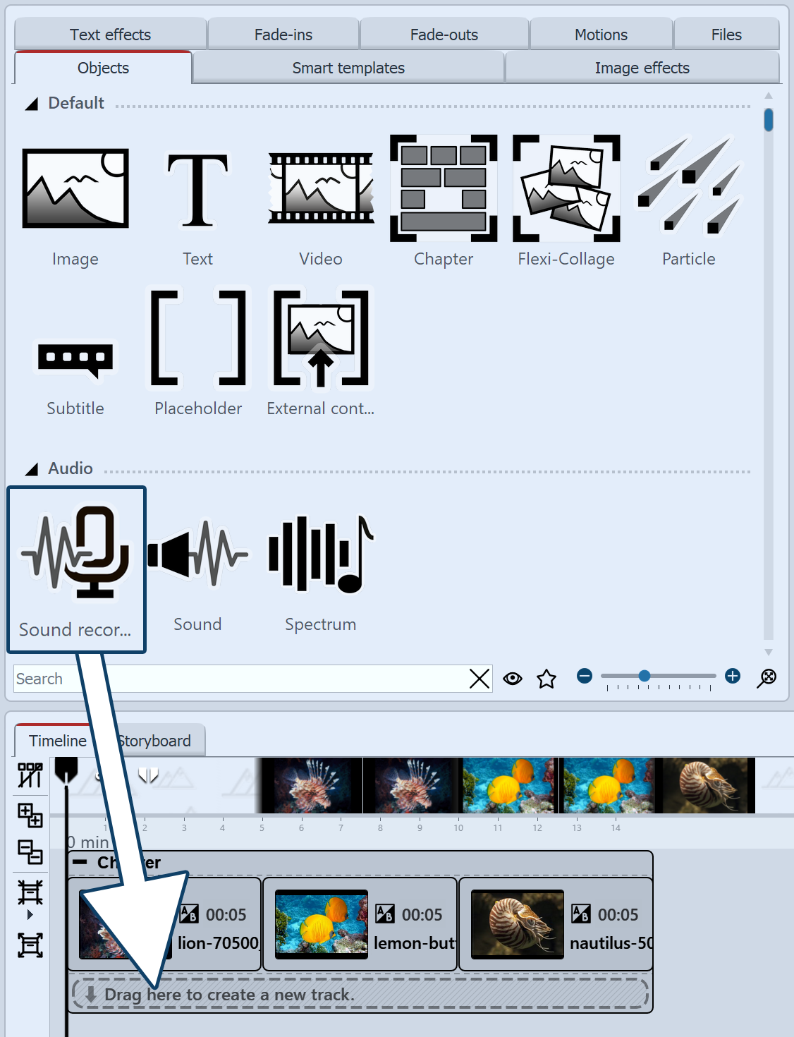 Use sound recording